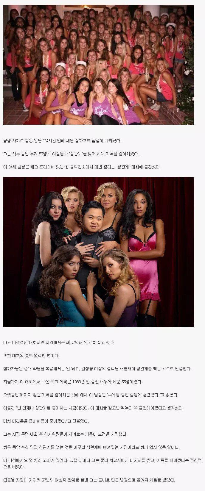 야스 많이하기 기네스북 보유자