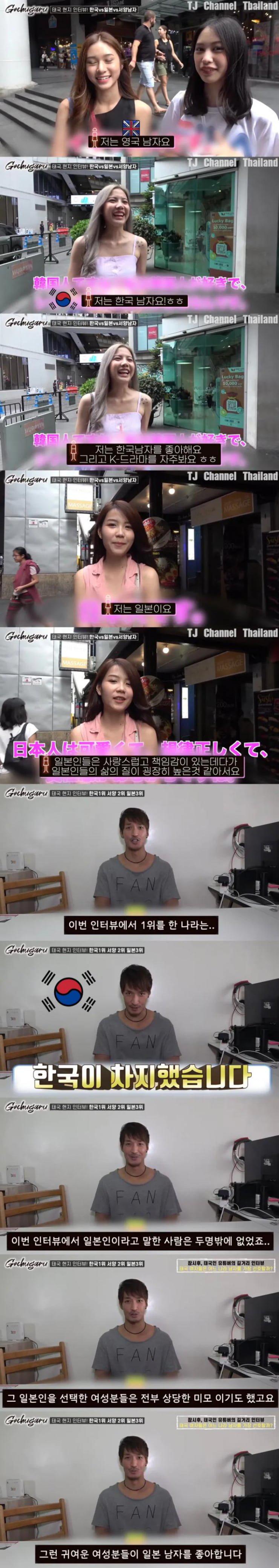 태국여자가 선호하는 외국남자