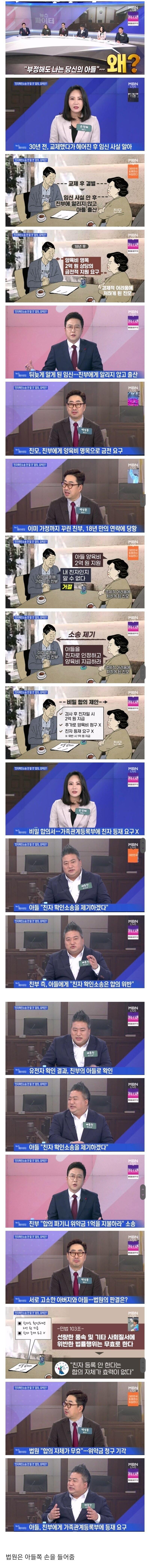 30년 전 교제했던 전여친이 다시 나타난 이유