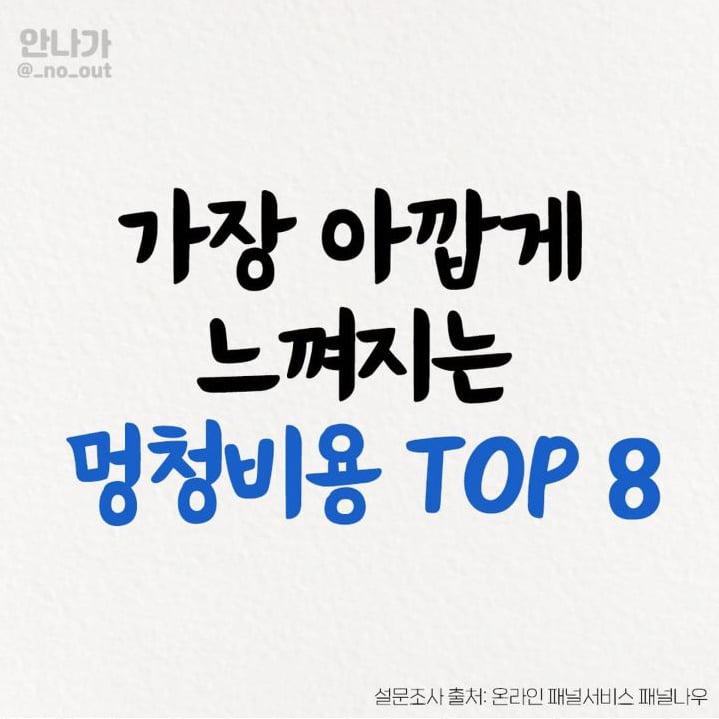 아깝게 느껴지는 멍청 비용 TOP 8.jpg