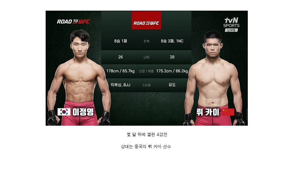현재 주목받고 있는 한국 격투기 선수 ㄷㄷ...