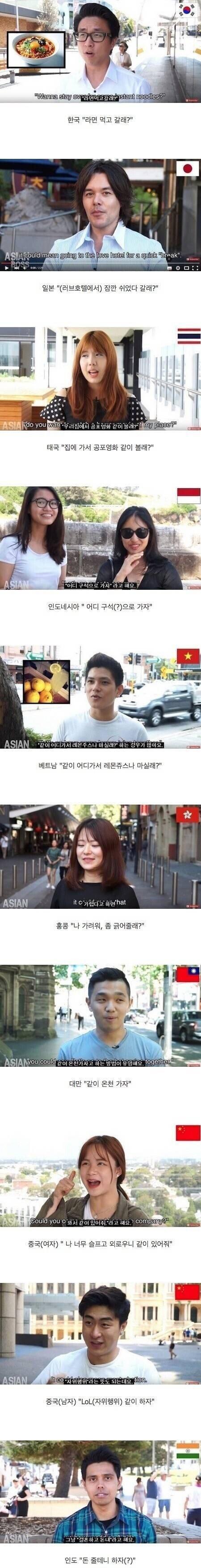 나라별 야스 신호
