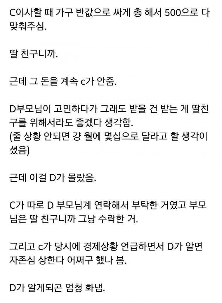 집들이 문제로 제가 유독 쪼잔한걸까요? 후기