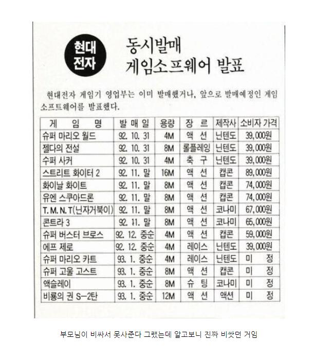 시급 900원 시절 게임가격.JPG