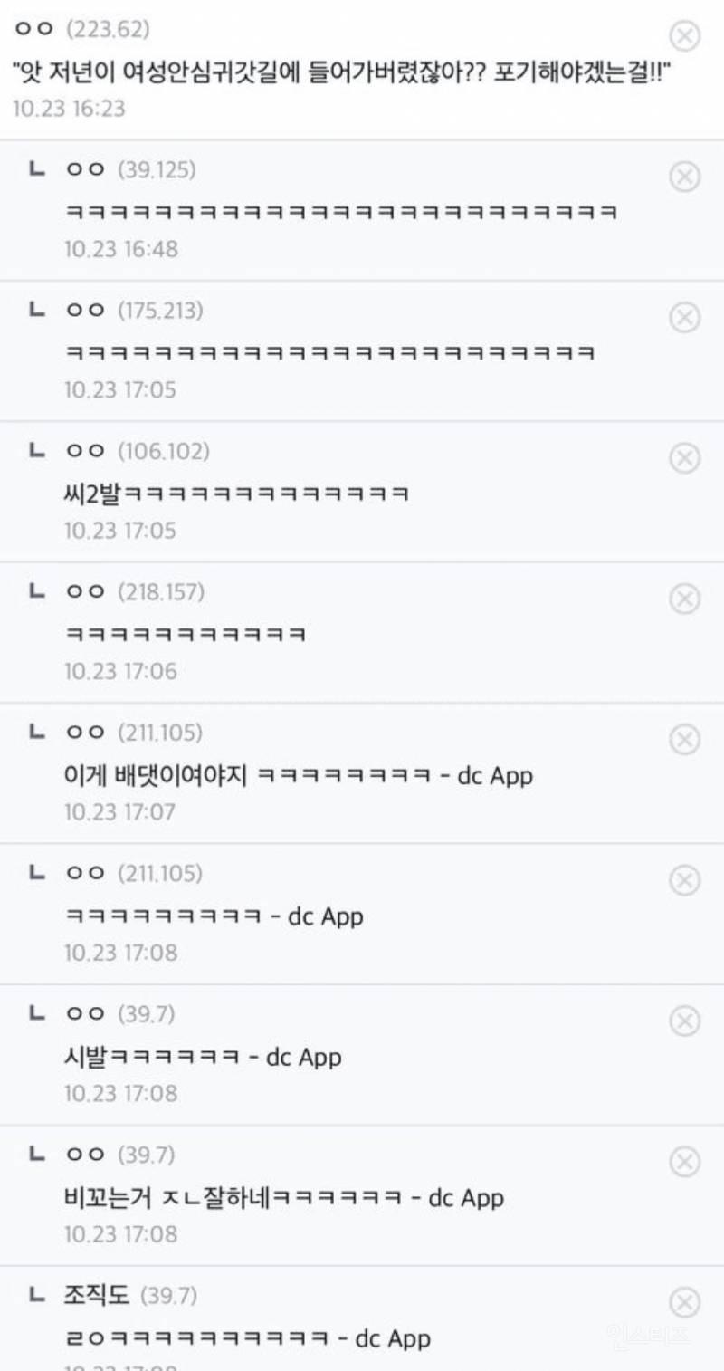 여성안심귀갓길 근황