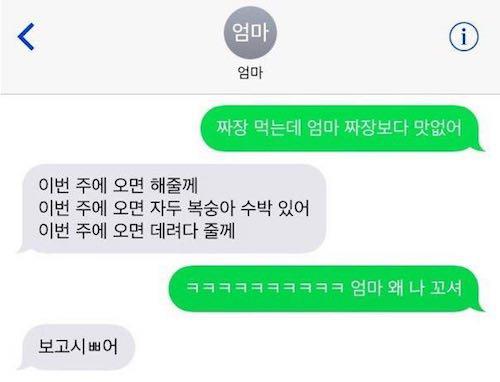 엄마 왜 나 꼬셔 ㅋㅋ