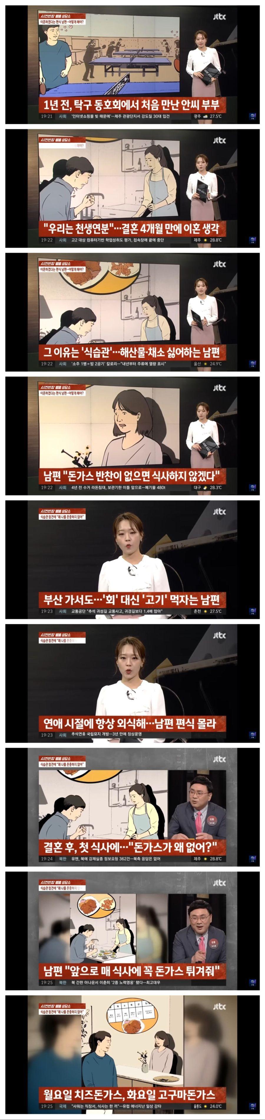 돈가스 광인 남편 때문에 이혼