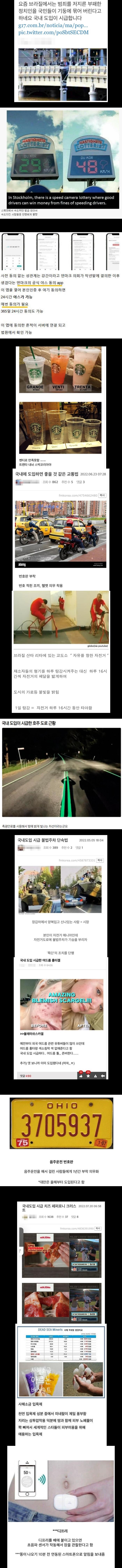 당장 국내에 들여와야 하는 것들