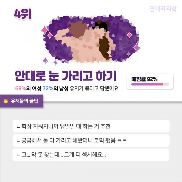 커플들이 가장 원하는 ㅅㅅ 판타지 TOP 10