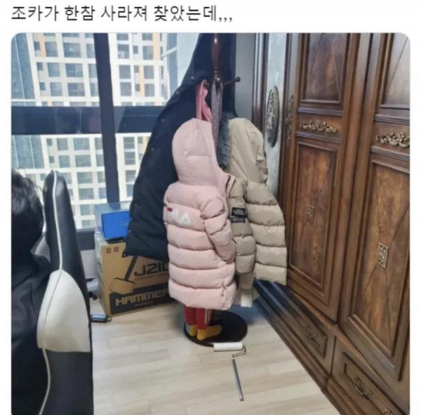 조카랑 숨바꼭질했는데 1시간 동안 못 찾음