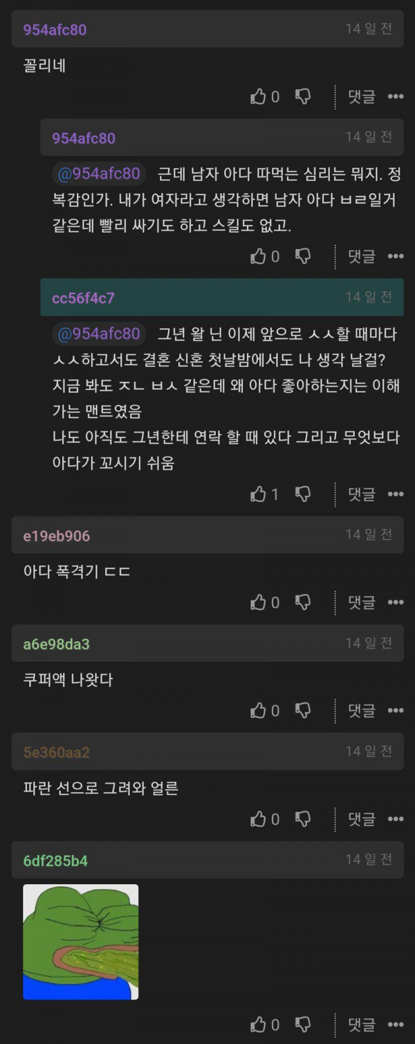 ㅈㄴ ㅄ같이 아다 따인 썰...