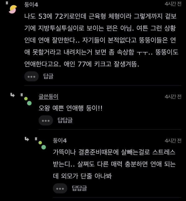 통통한 여자들아.. 자신감을 가져..!