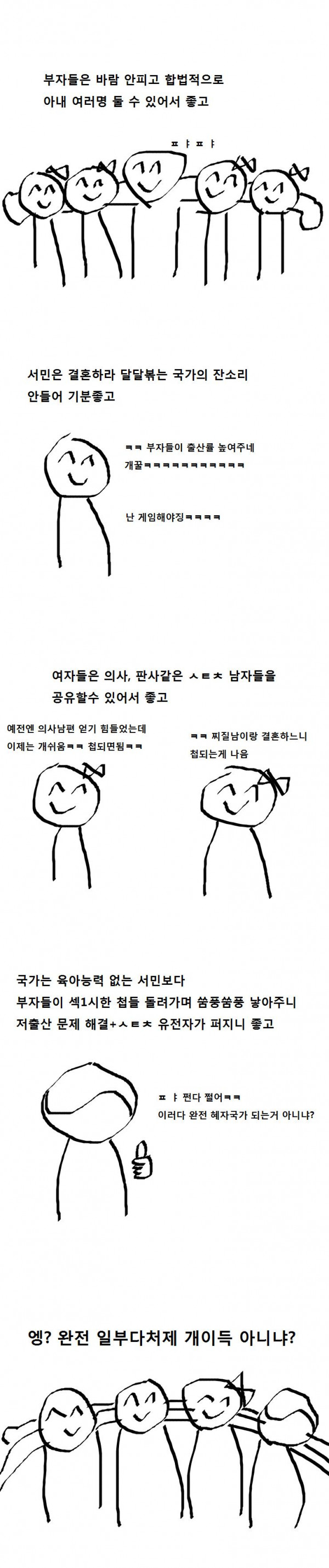 일부다처제의 장점