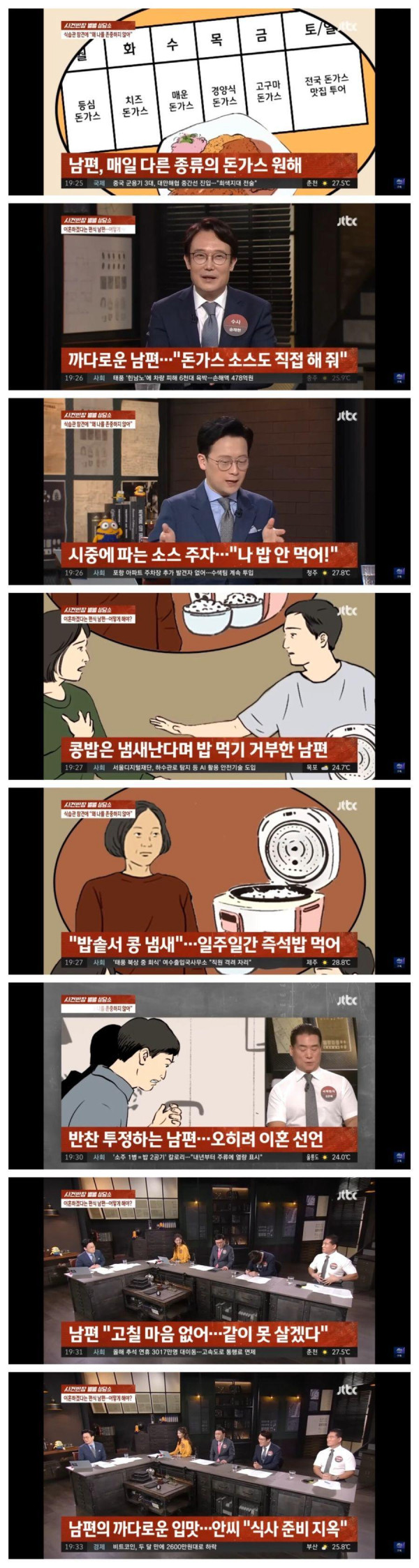 돈가스 광인 남편 때문에 이혼