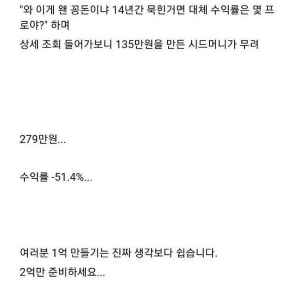 14년간 잊고 있던 주식의 엄청난 수익률