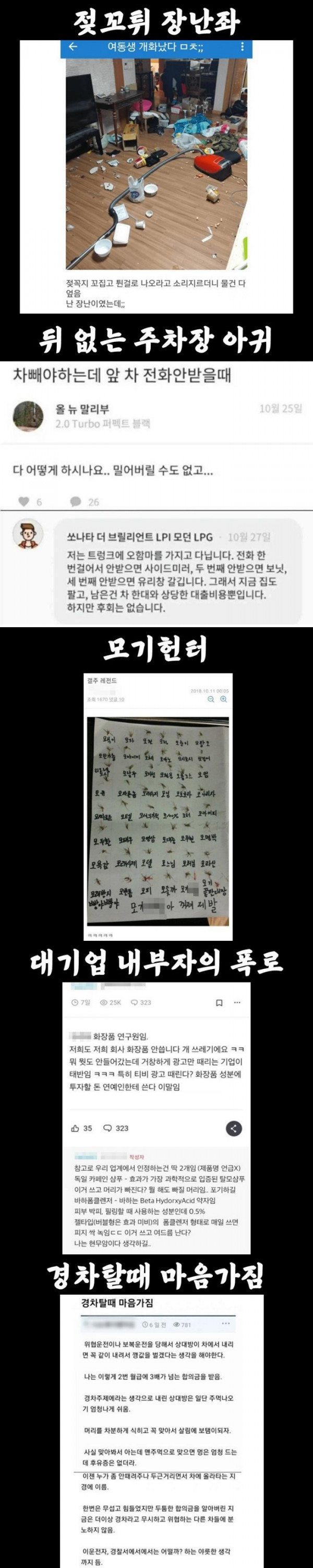찐광기 레전드 모음(펌)