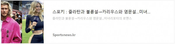 축구스타 즐라탄 불륜썰, 이탈리안 초미녀 리포터.jpg