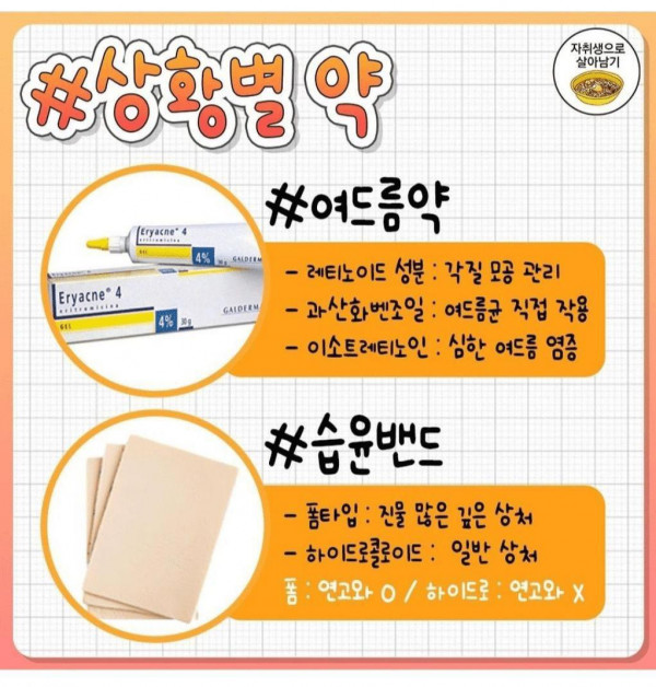 상황별로 다른 바르는 약 사용법 총 정리