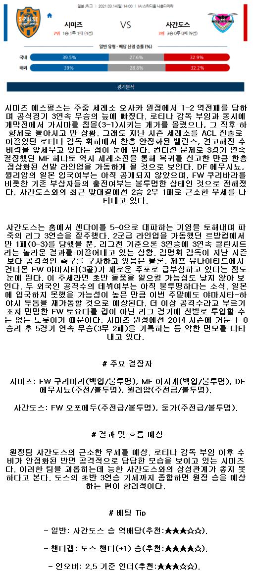 2021년3월14일 J리그 시미즈에스펄스 사간도스 해외축구중계 라채티비.png